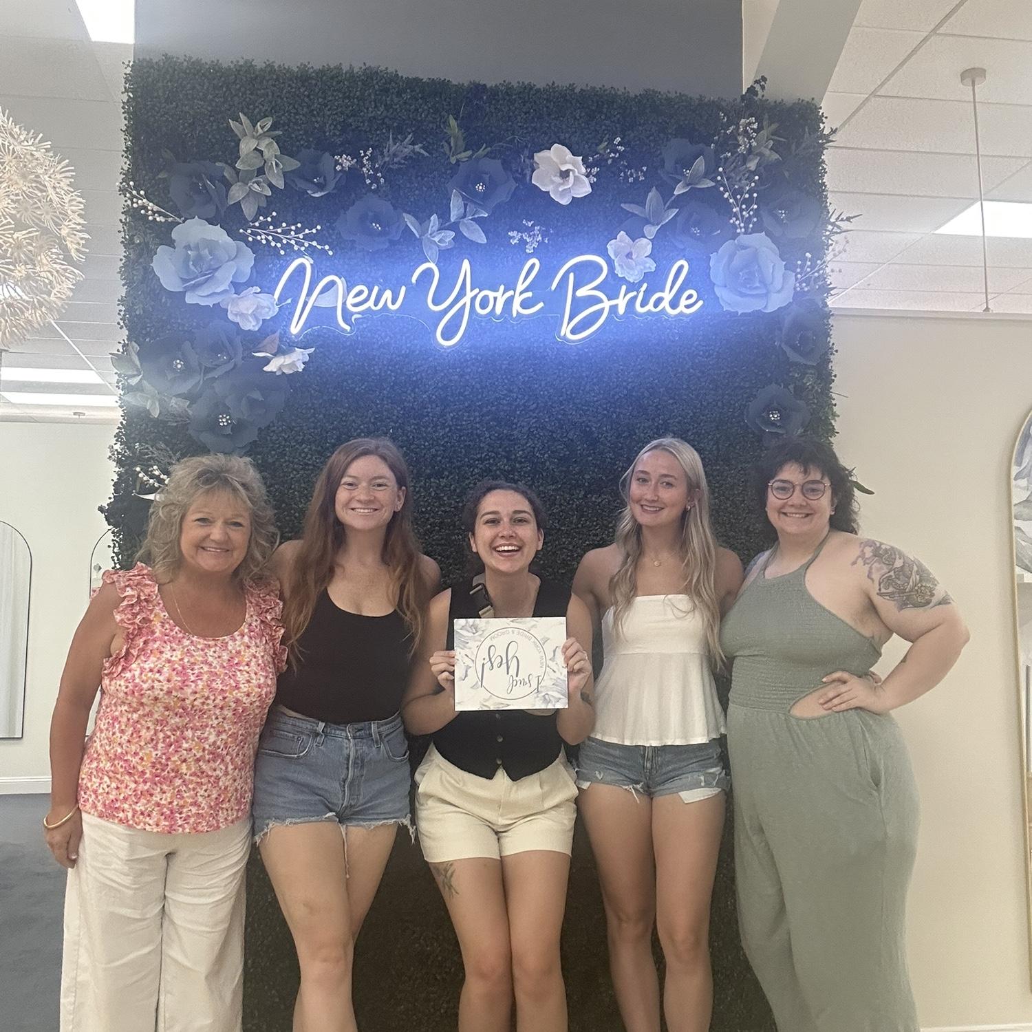 Korrissa found her dress but not a talent for sign orientation.