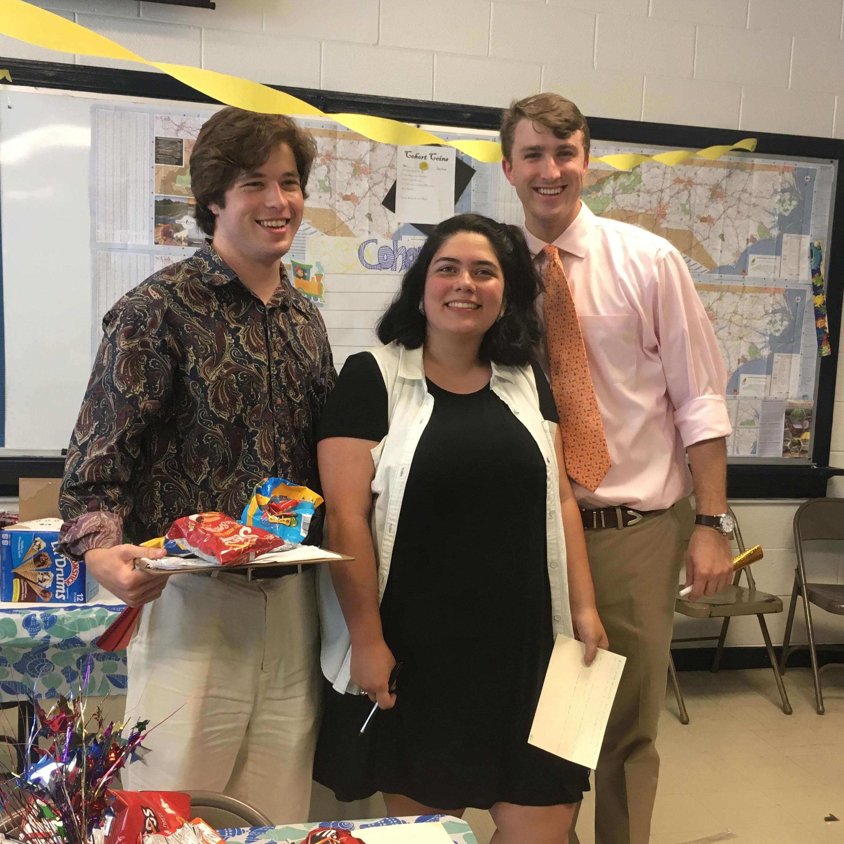 Shoutout to Bates Taylor for making the photo. Together the three of us made the 8th grade team for Residency at Northampton County in the summer of 2016.
