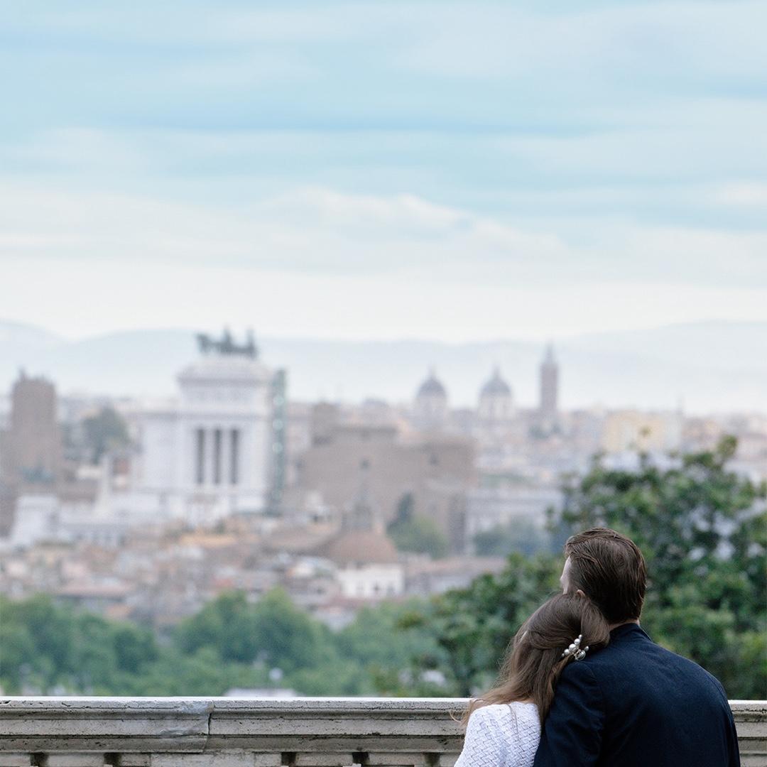 The view of Rome from where Avery got down on one knee🌅