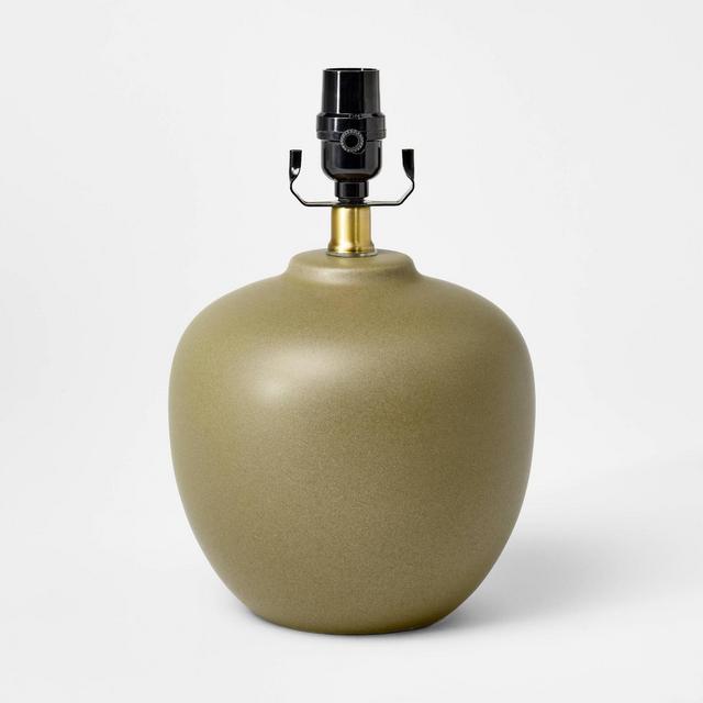 Ceramic Lamp Base Green - Threshold™ designed with Studio McGee
