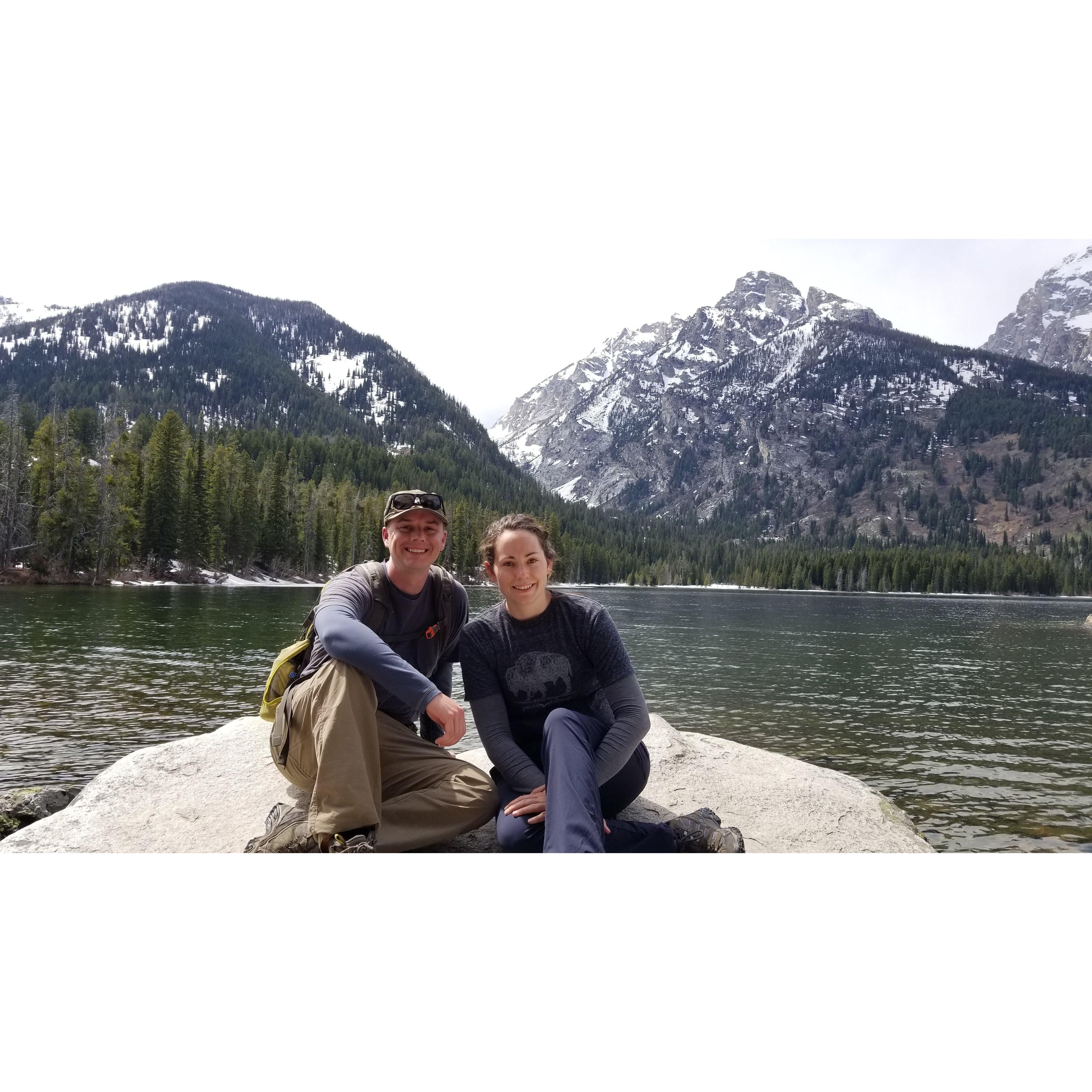 Taggart Lake at Grand Teton National Park, Wyoming