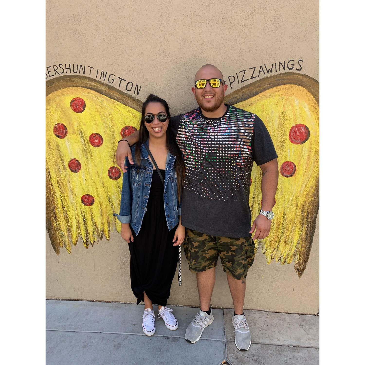 He gave me his pizza wings that day