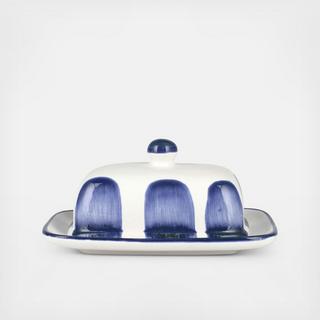 Santorini Dot Butter Dish