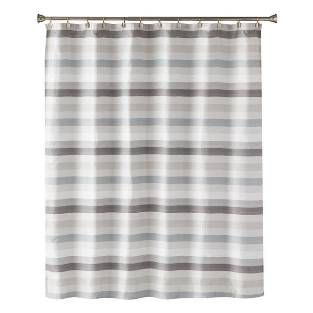 Lau Striped Single Shower Curtain