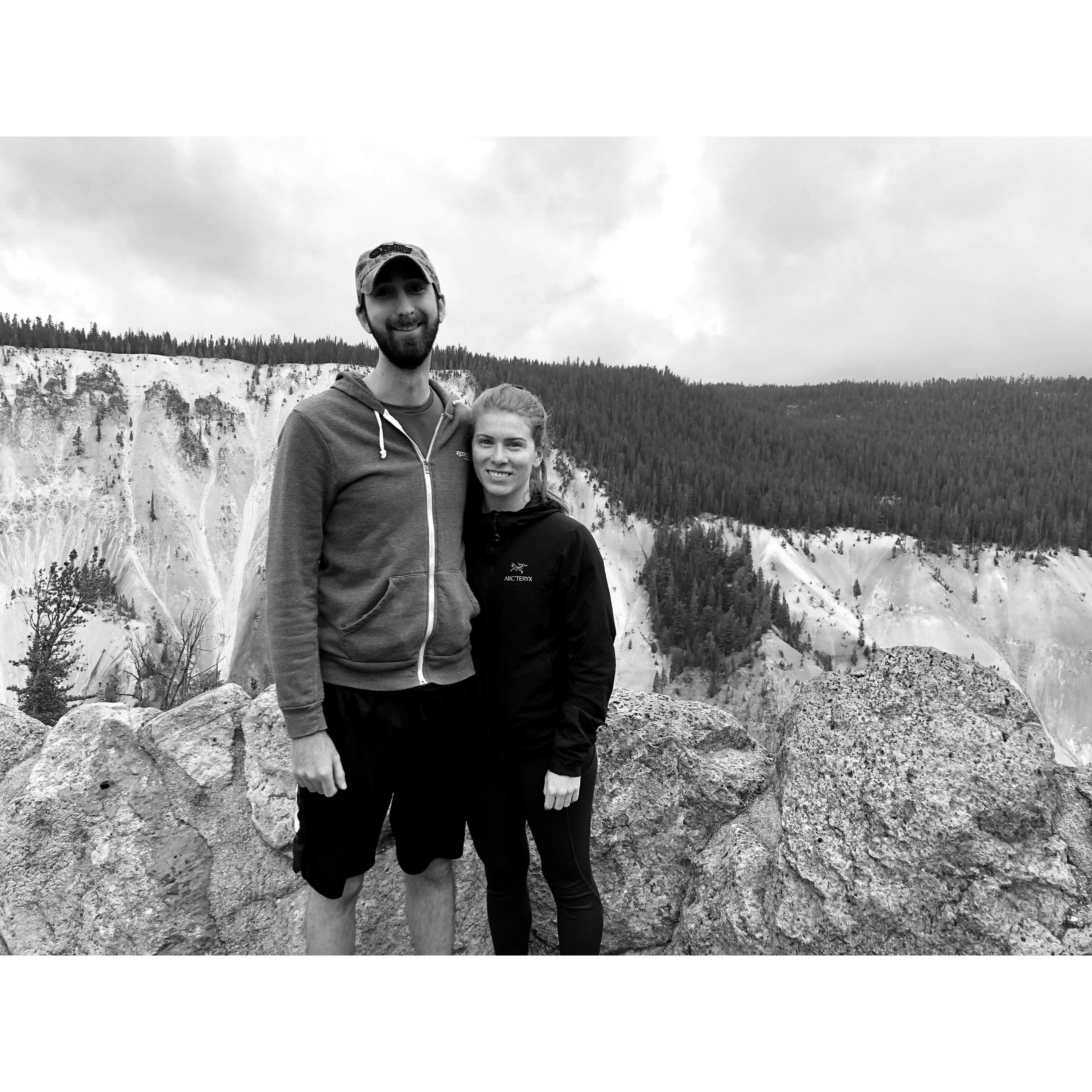 Yellowstone National Park with Adam's family to celebrate his dad's 60th birthday, Summer of 2021.