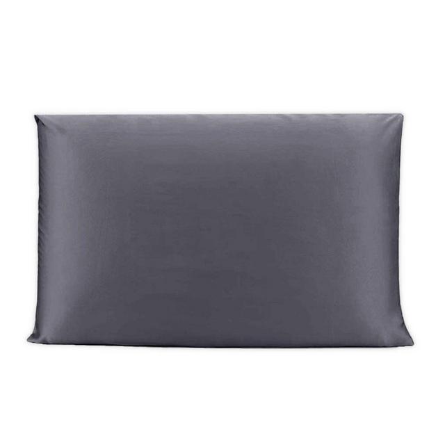 NIGHT™ TriSilk™ Mulberry Silk King Pillowcase in Gunmetal
