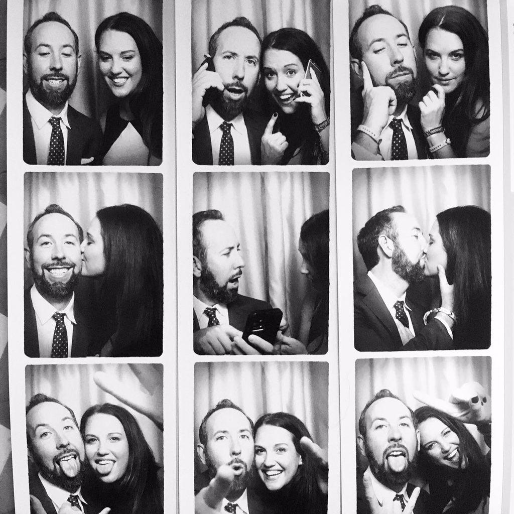 The night we said "I love you" to each other. Shout out to Erin Fuery and Brandon Cotton, we took this at your wedding reception.