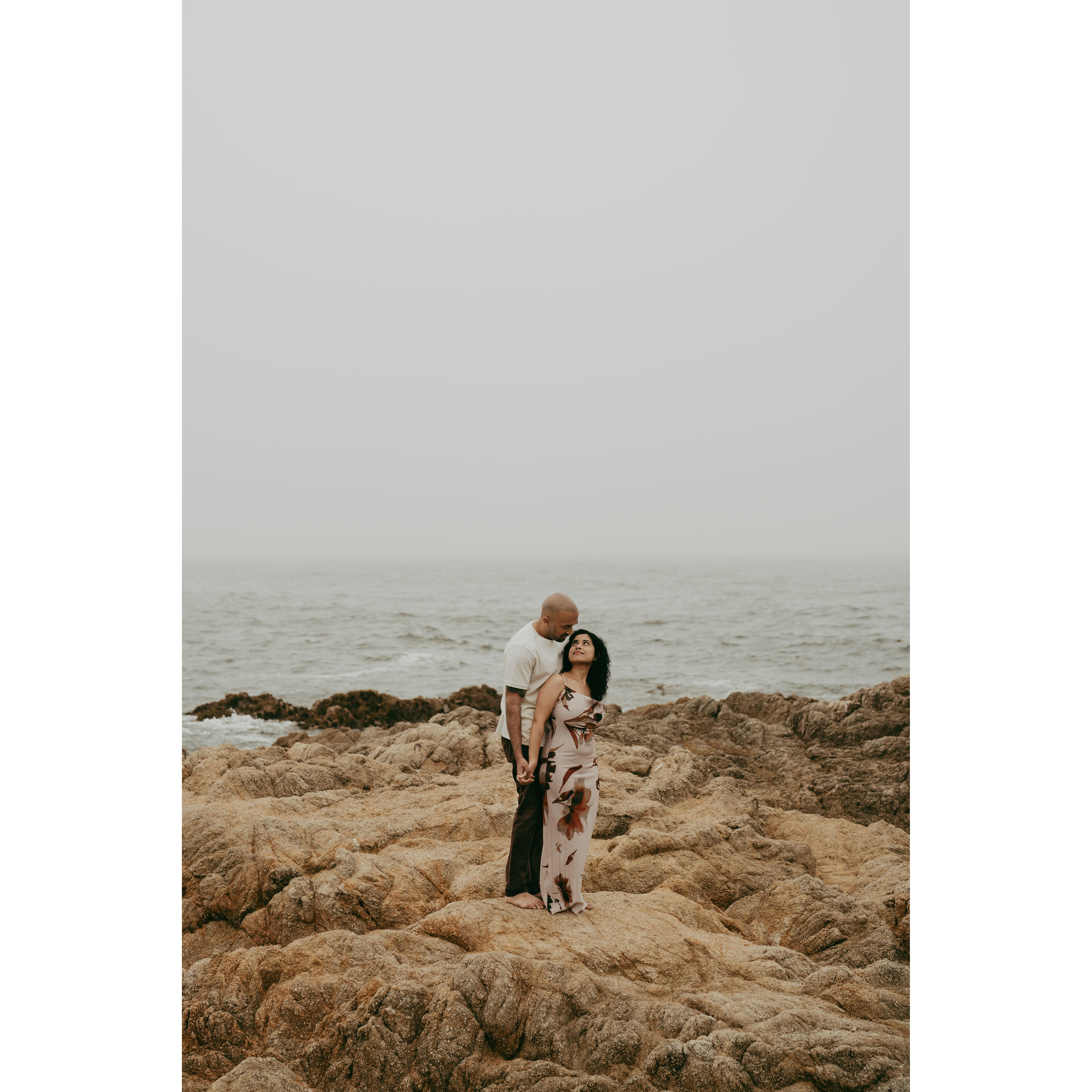 Our photo shoot at Asilomar Beach!