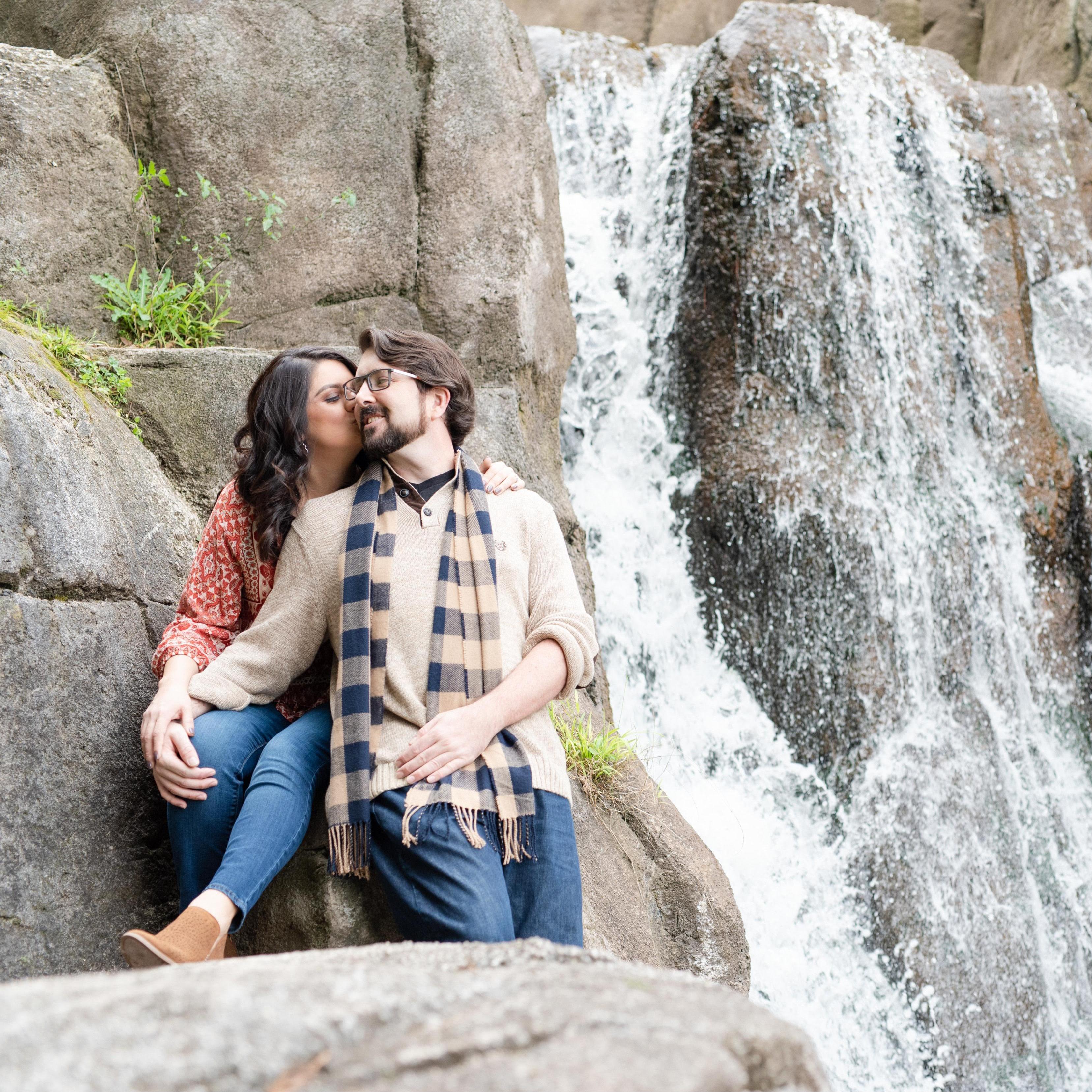 Love walking by this waterfall on our daily walks around Stow Lake.