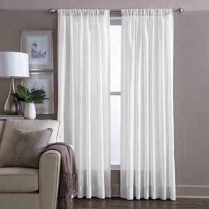 Wamsutta® Sheer 84-Inch Window Curtain Panel in White