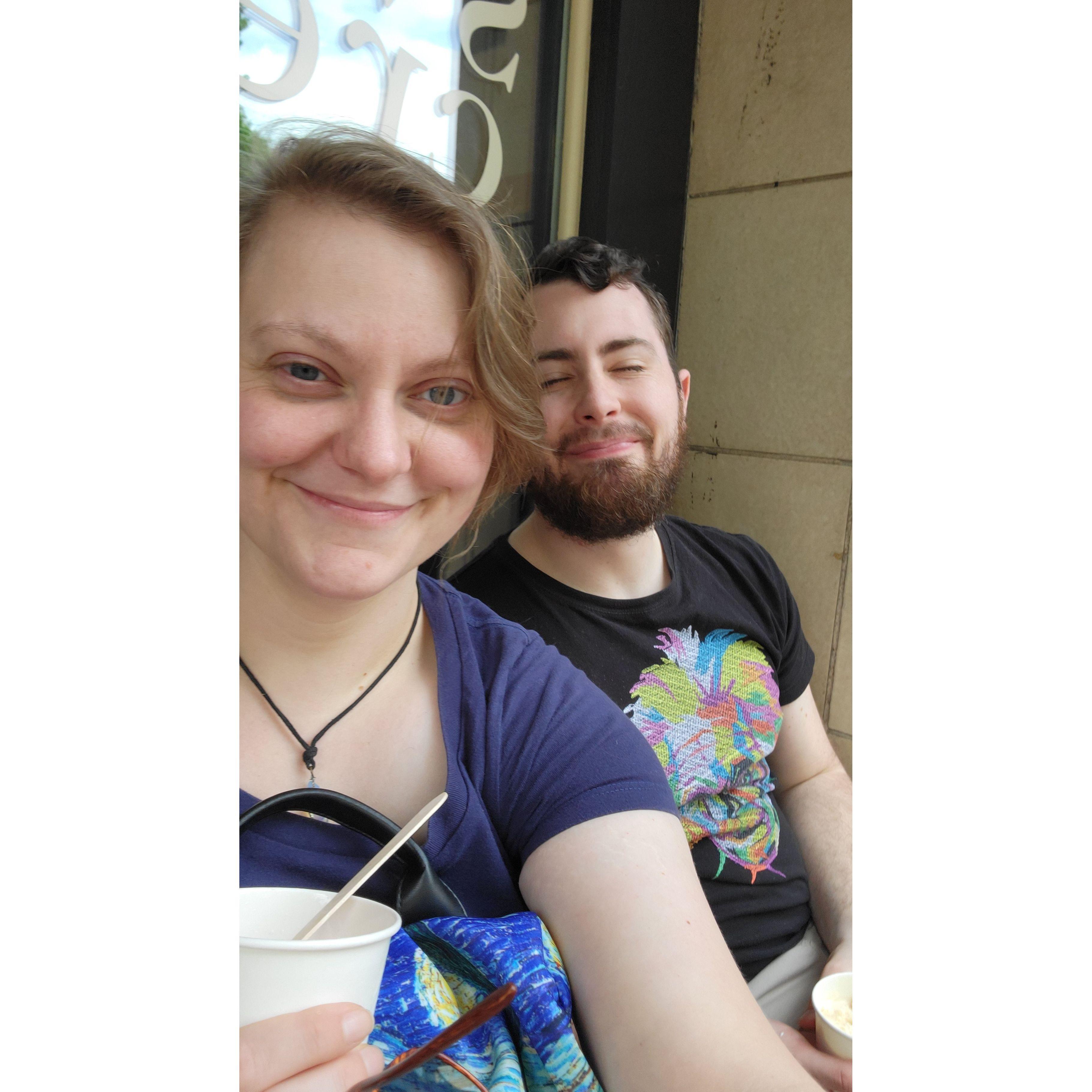 A little sweet treat with my sweetie