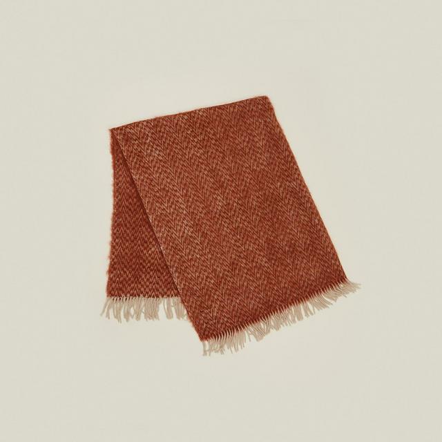 Herringbone Mohair Throw