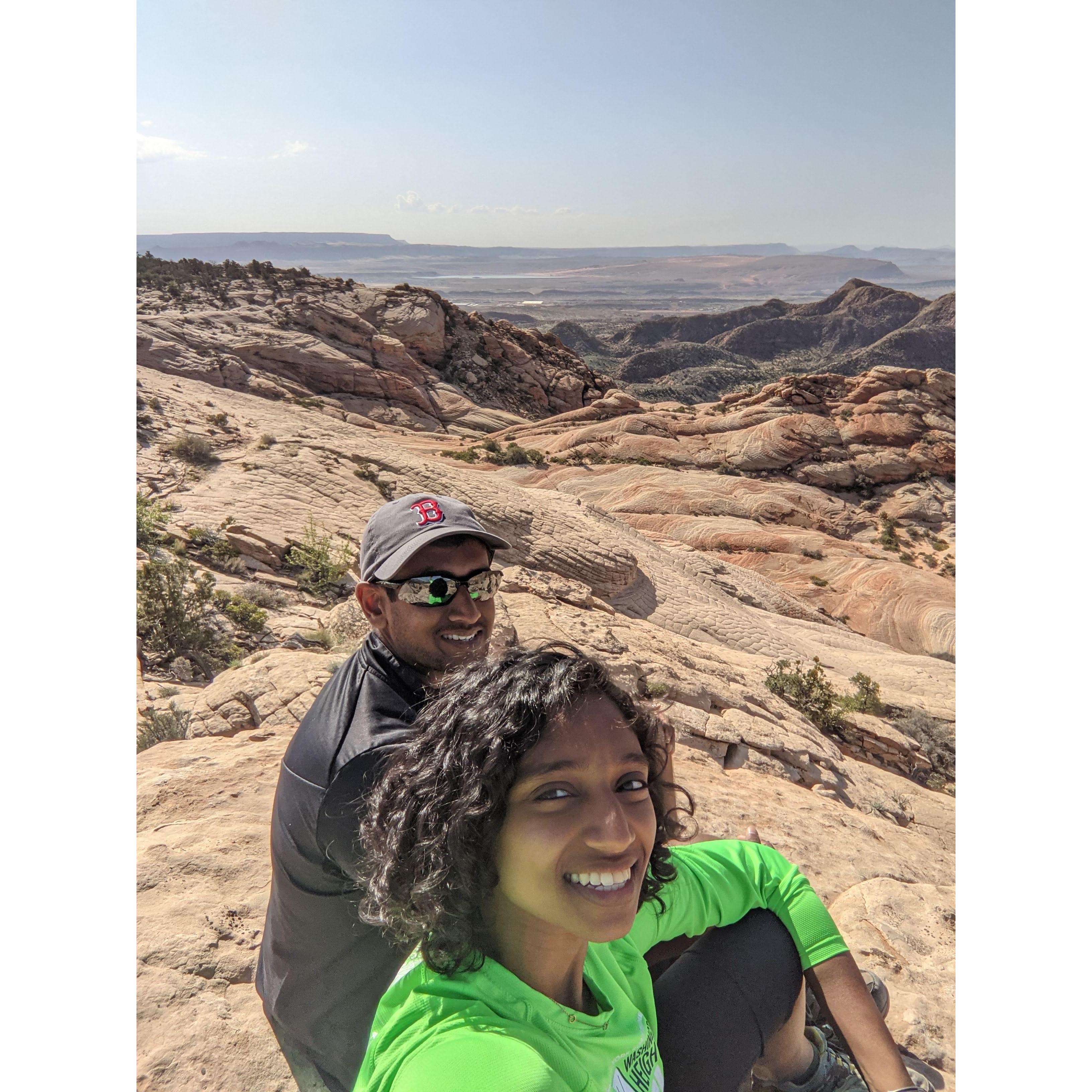 Exploring the Yant Trails on our last day in Utah