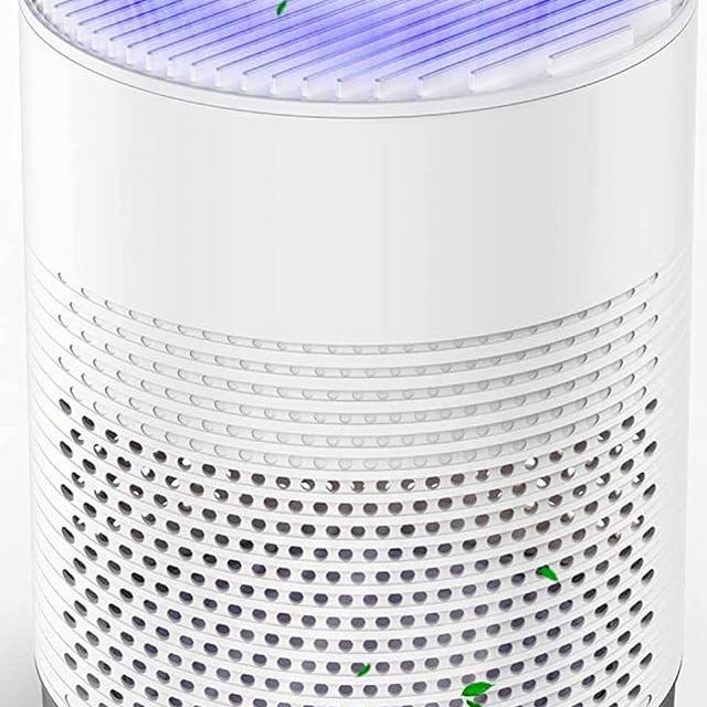 Air Purifiers - ALICOOL True H13 HEPA Air Filter Purifier for 99.97% Dust, Pollen, Mold Spores, Pets Hair, Asthma, Smoke, Sleep Mode and Night Light Air Purifiers for Bedroom Office Living Room
