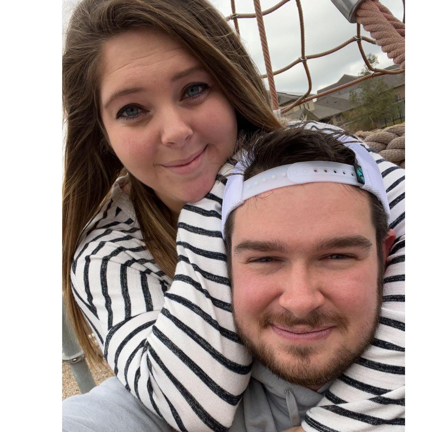 Stumbled upon a playground, so of course we had to stop and play.