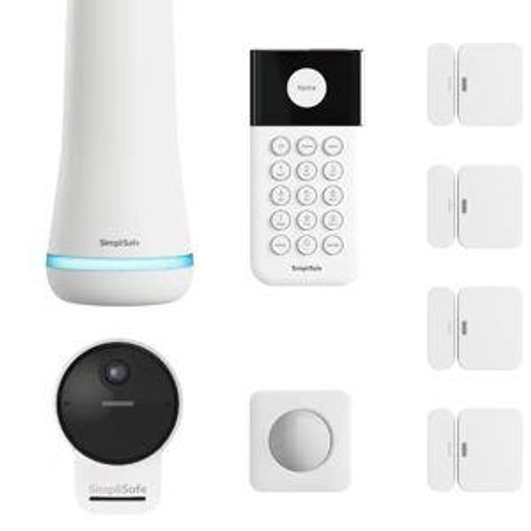 SimpliSafe - 8pc Outdoor Home Security System - White