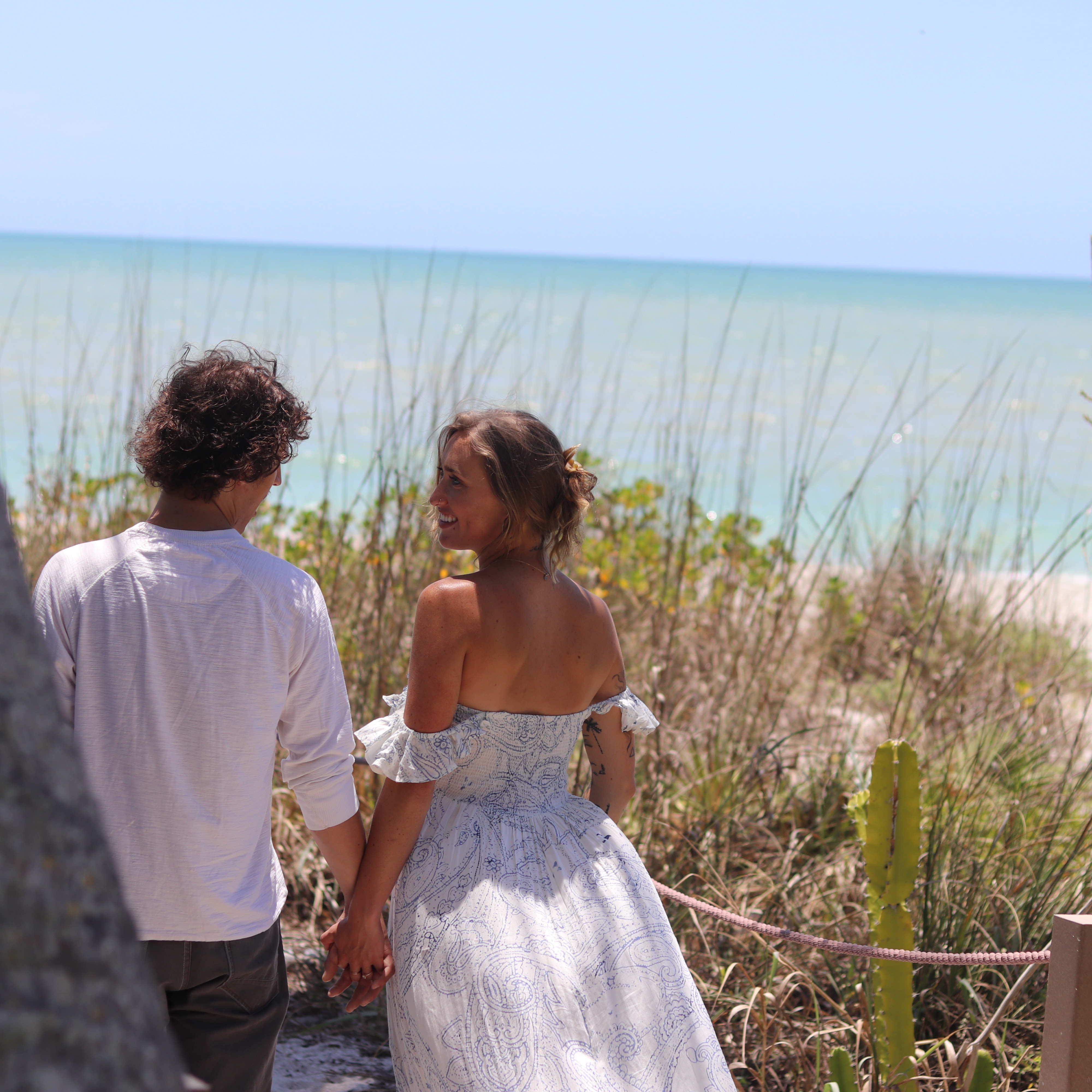 Engagement shoot on Sanibel Beach, Florida.