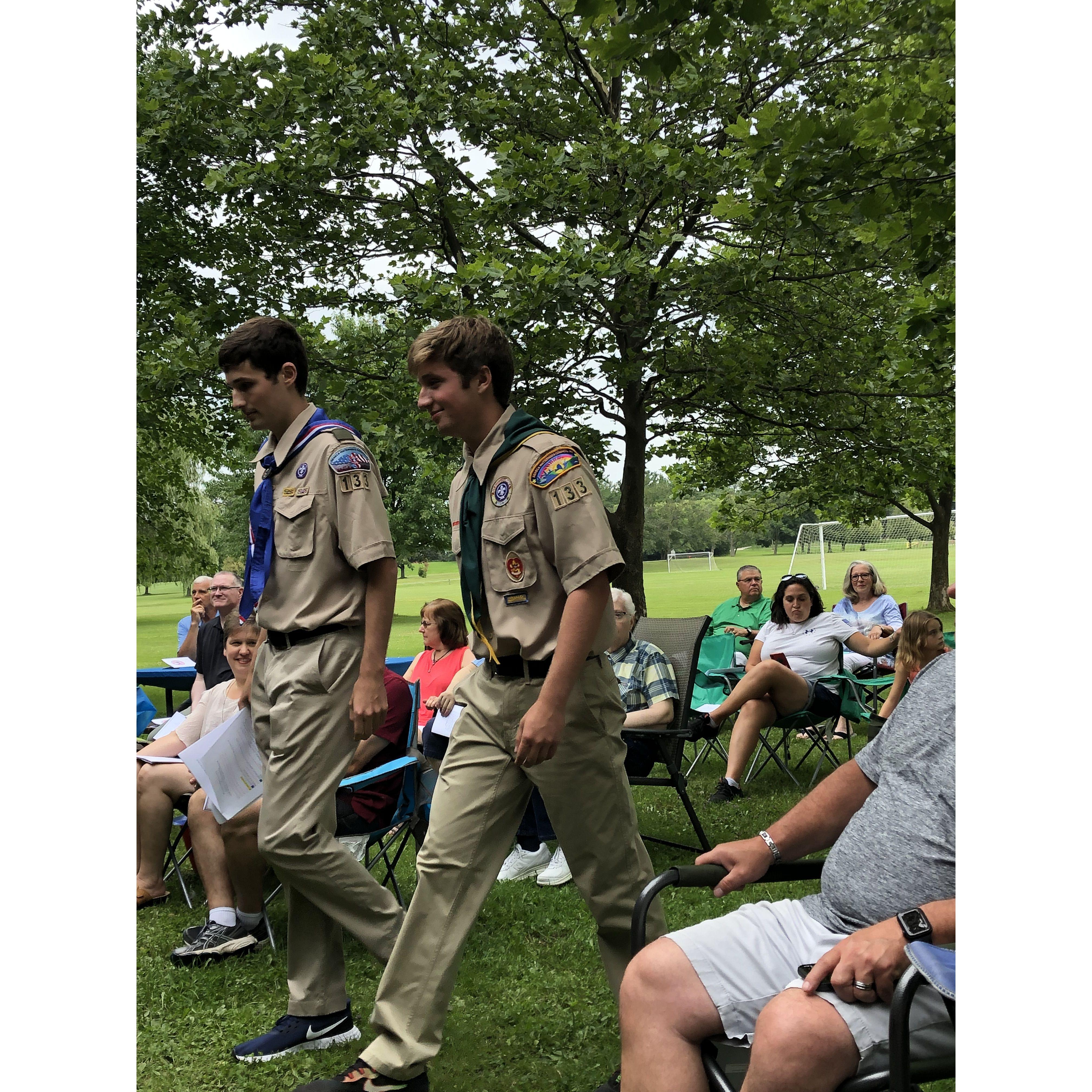 Jacob's Eagle Scout Ceremony!