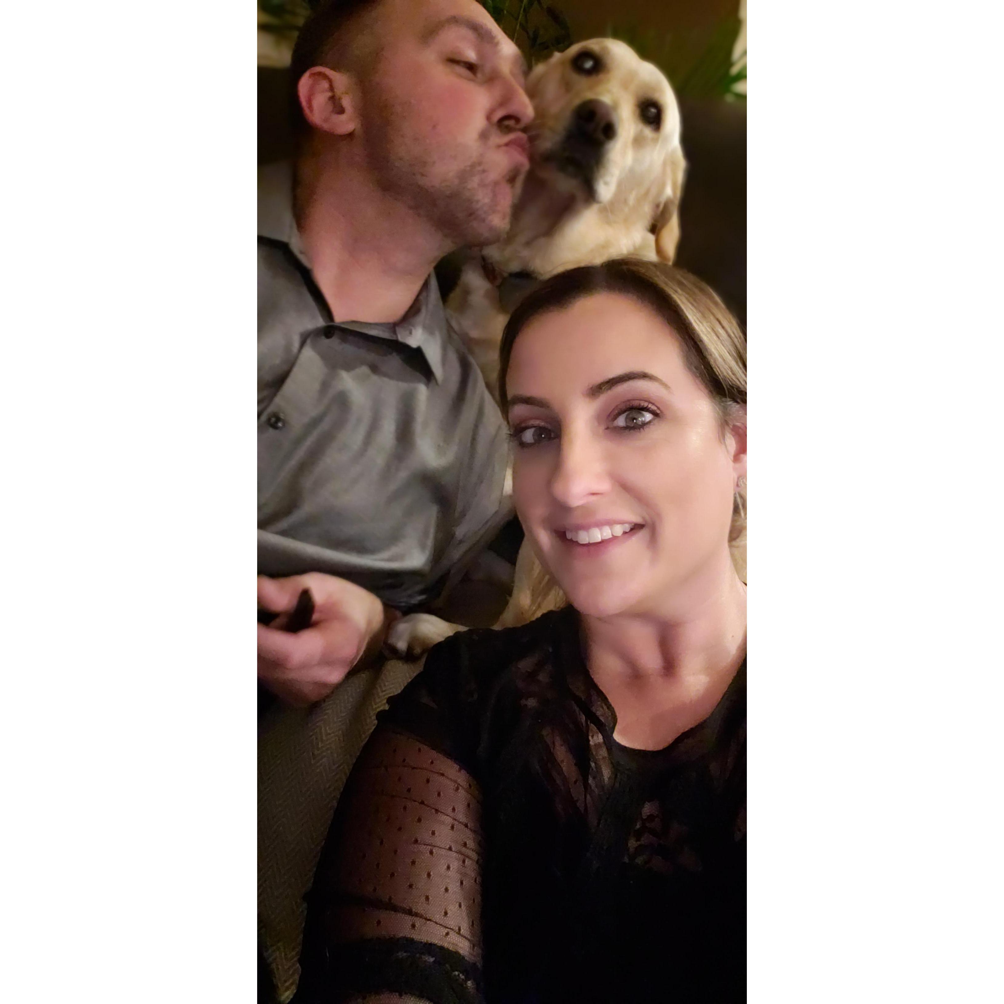 Happy New Year! Clock strikes midnight and look who he is kissing. Are we starting to see a pattern?