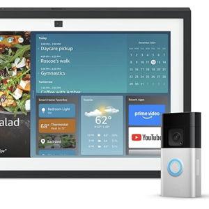 Amazon Echo Show 15 Ring Battery Doorbell Plus