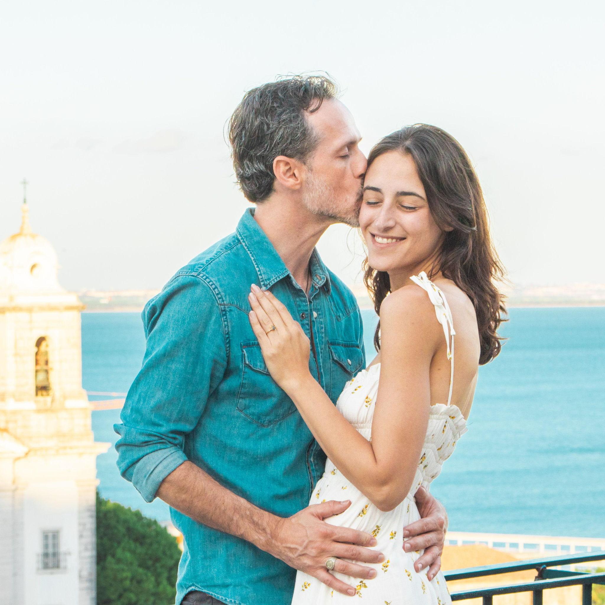 Engagement shot of our Portugal photoshoot