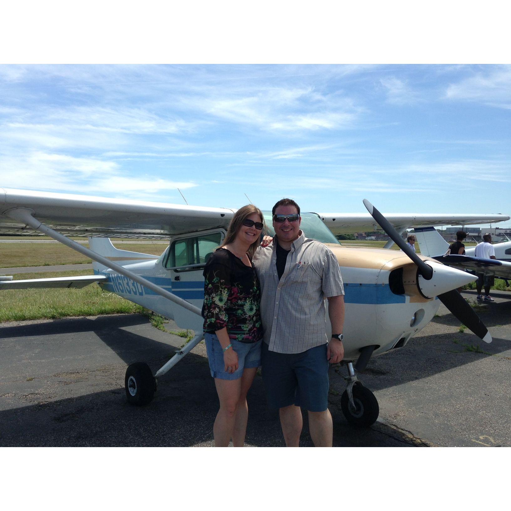 We flew that airplane!