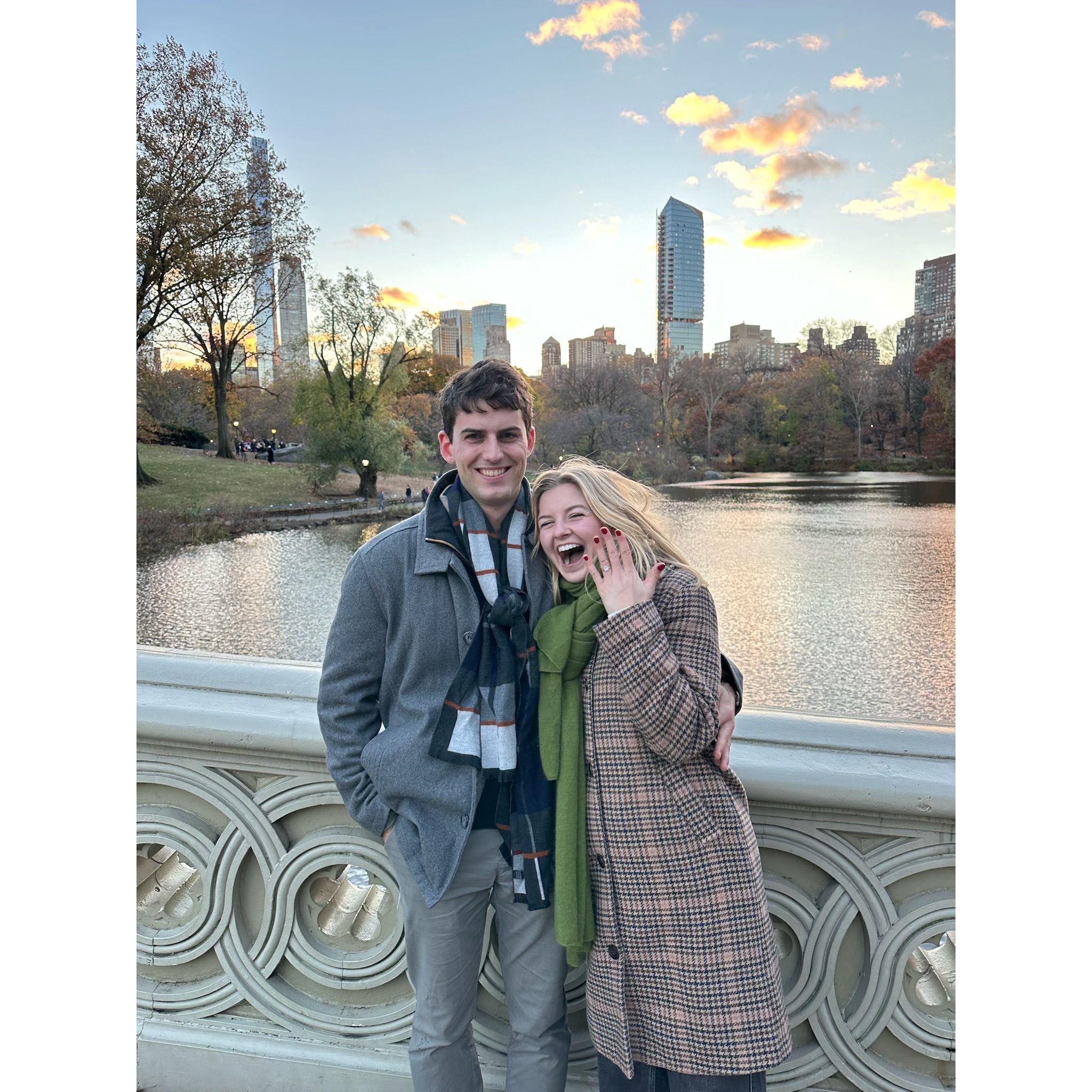 New York smiling on us