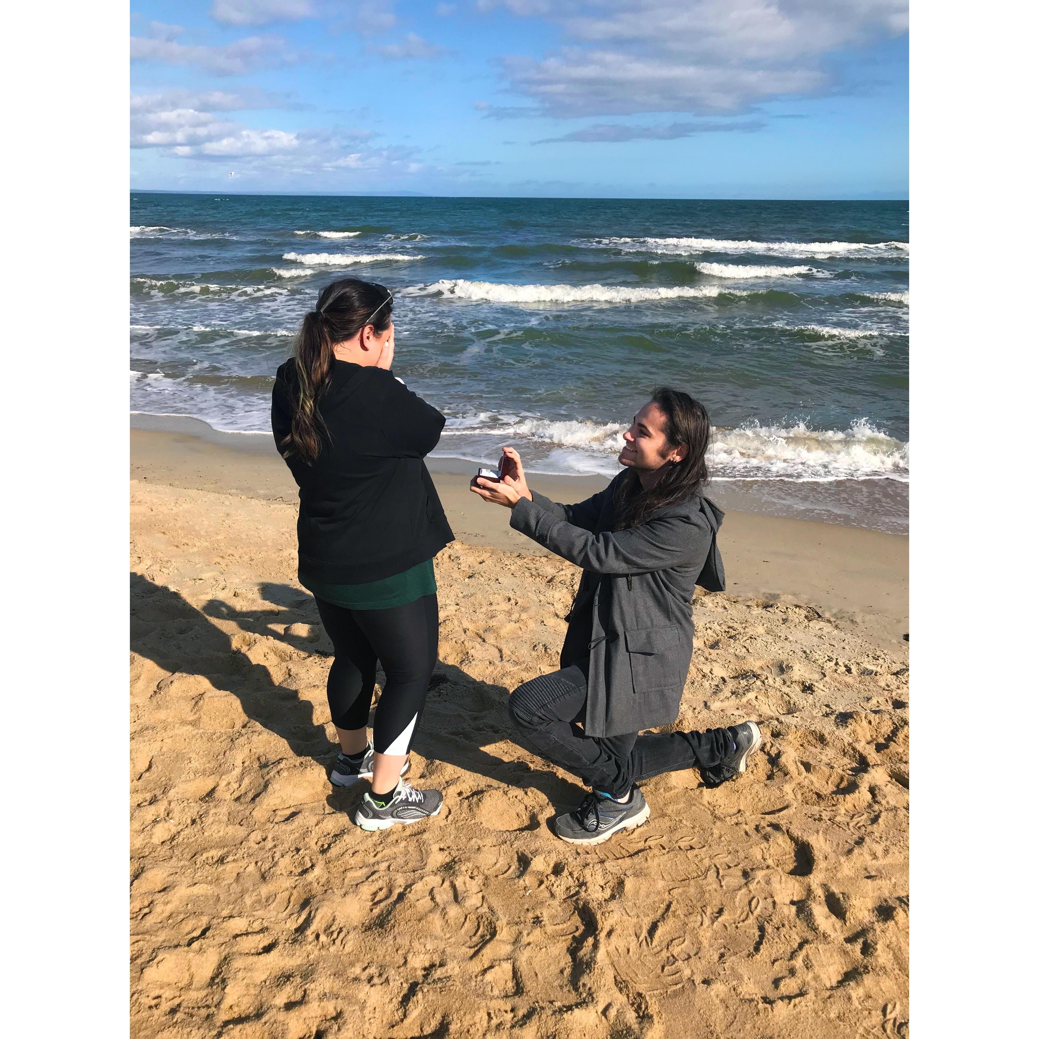 Alex proposing May 13 2018