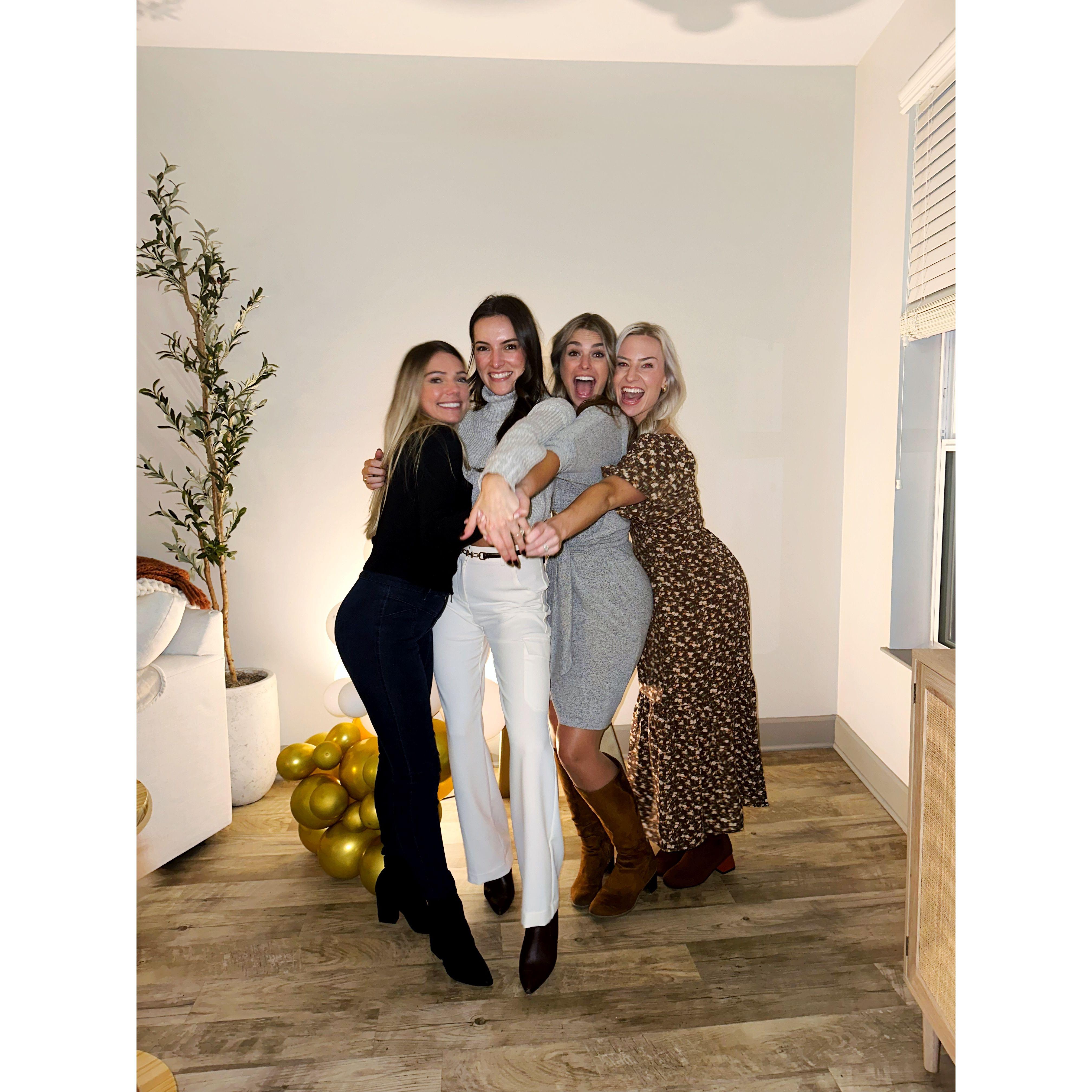 Mitch had a whole evening planned after Bar 32, and the celebrations continued with Alex's best friends at Friendsgiving.
