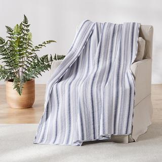 Rochelle Stripe Quilted Throw