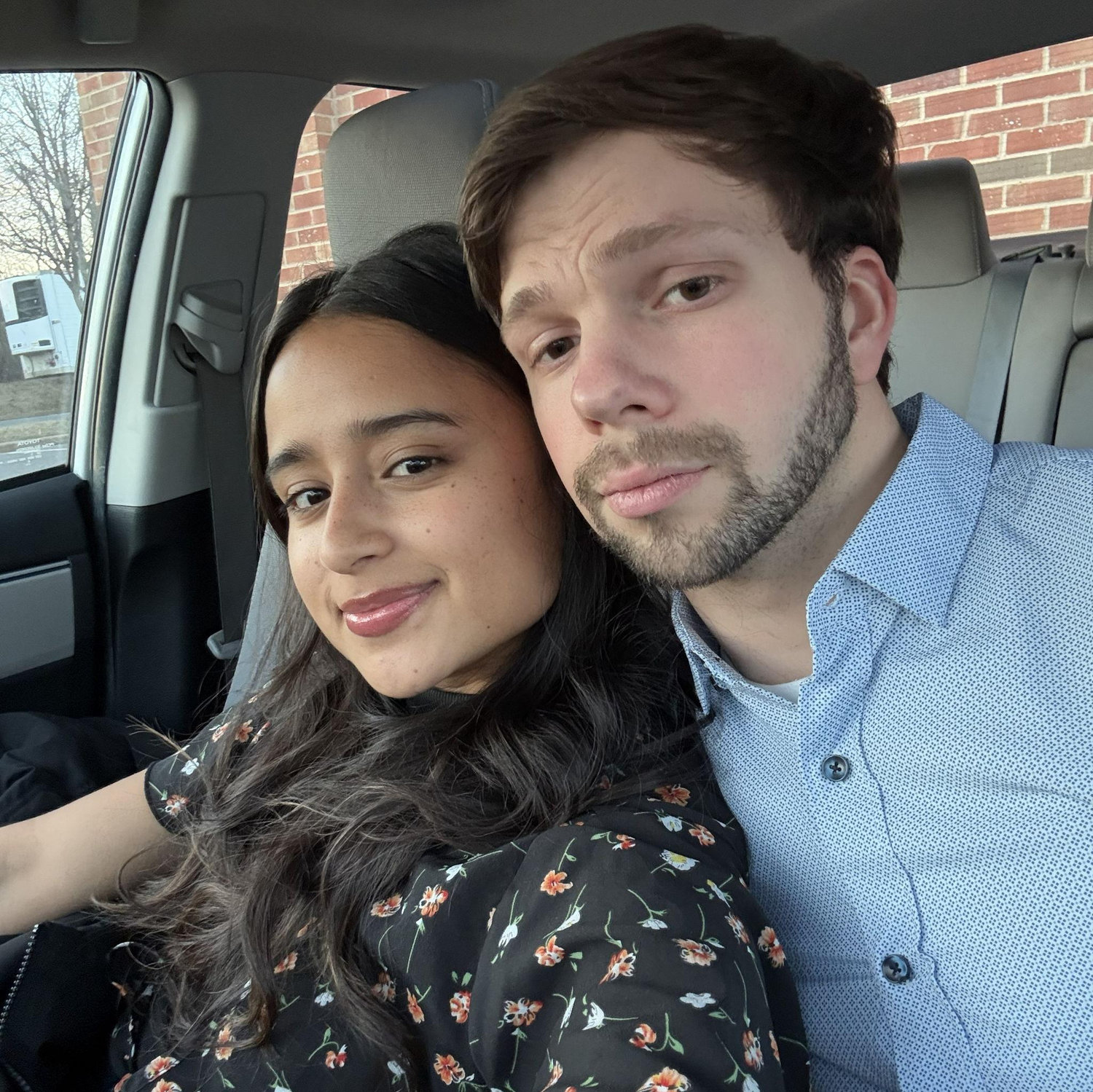 February 23rd - second picture we've ever taken together