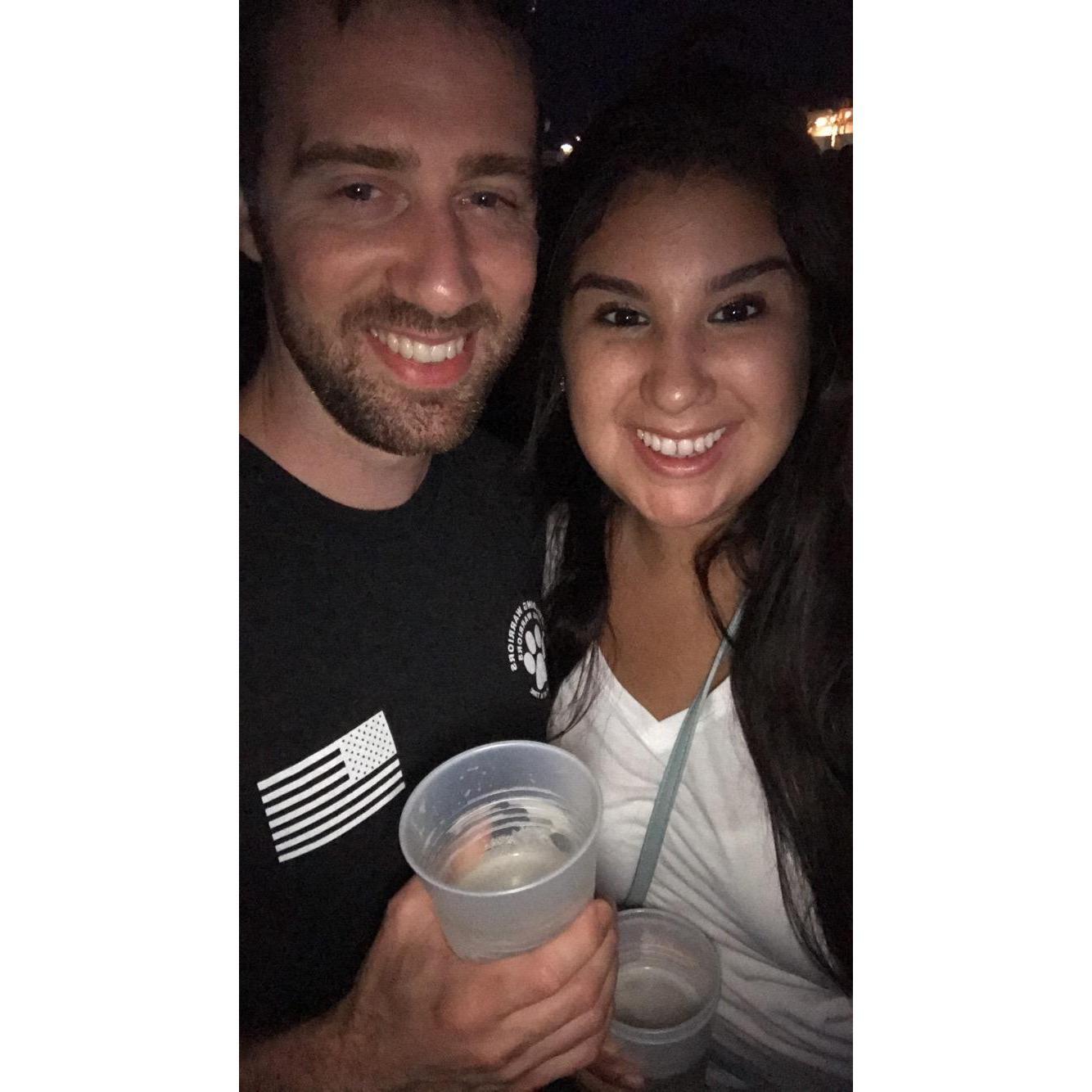 When we saw his favorite band in Asbury Park, NJ