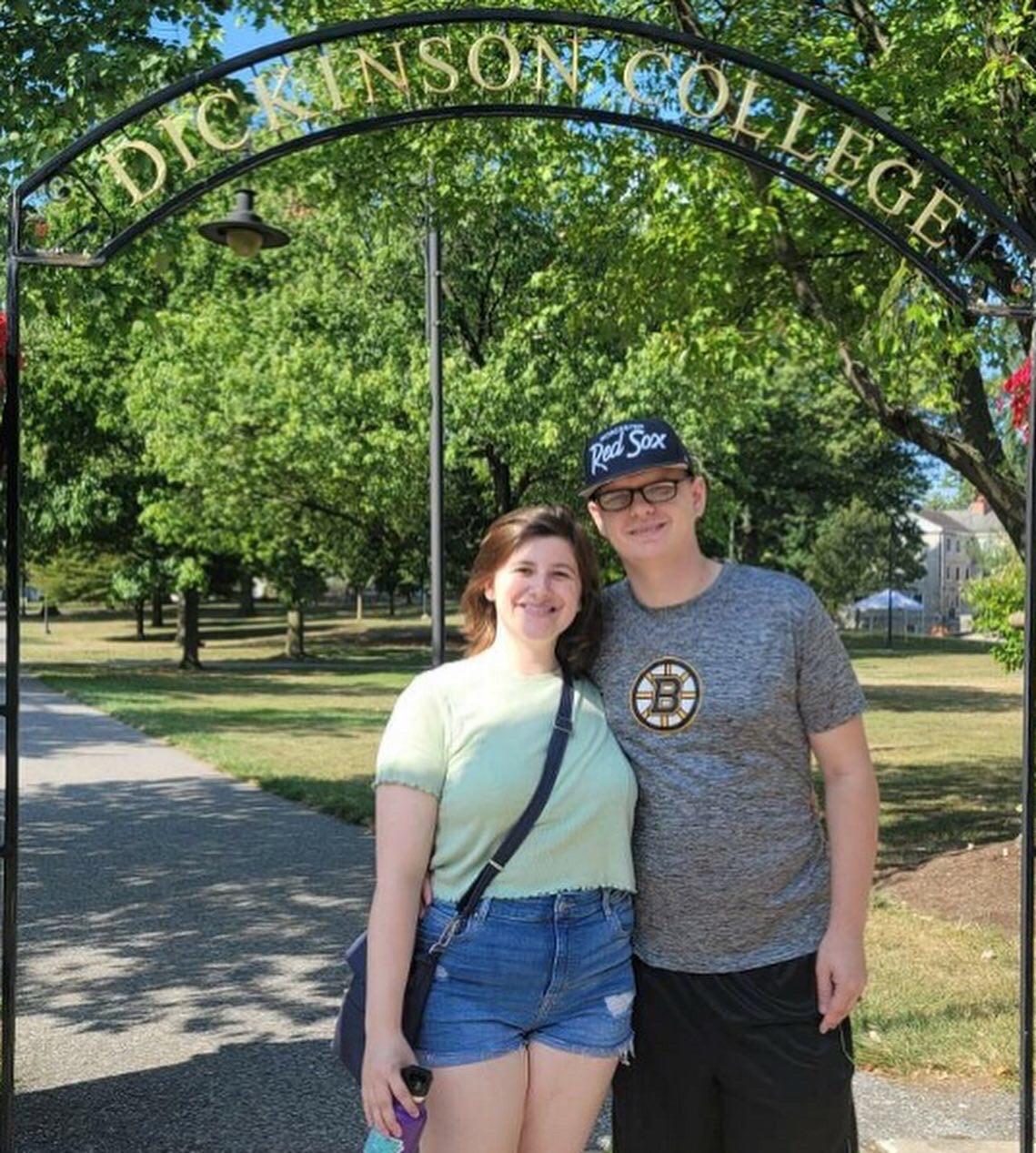 Dropping me off for my senior year at college! august 2022
