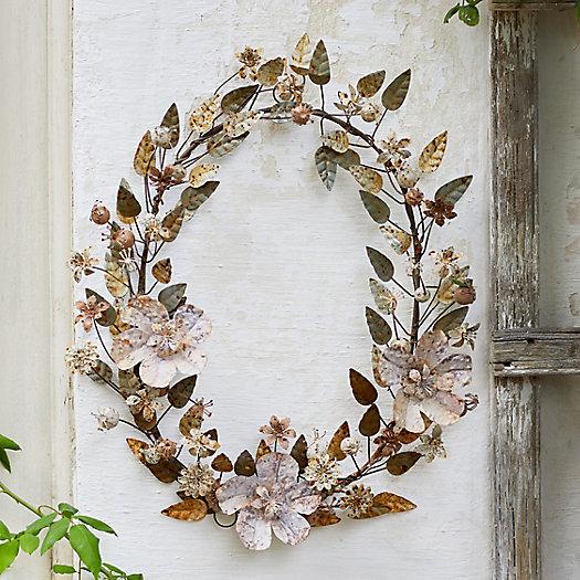 Floral Iron Wreath
