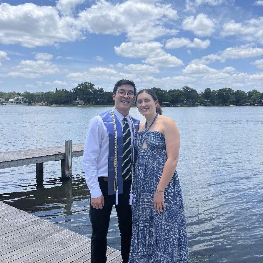 Sydney attends Connor's graduation in May 2023