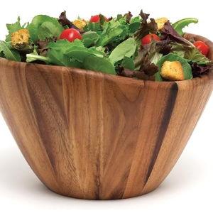 Lipper International Acacia Wave Bowl
