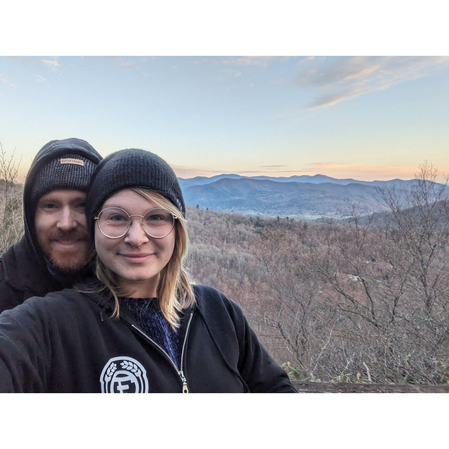 We love camping together. This is the camping trip we took in Georgia with Kevin's brother and his family the week after we got engaged.