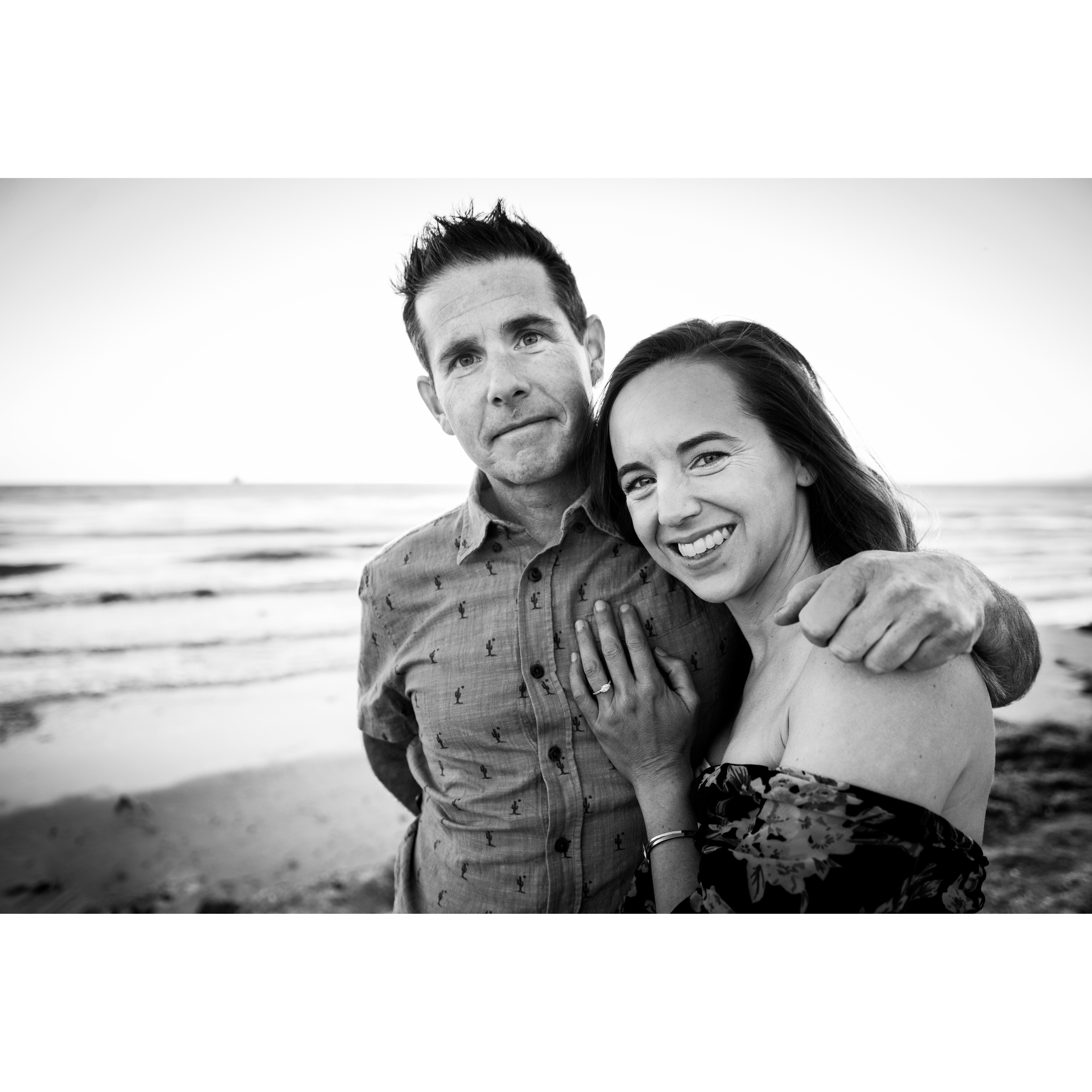 Engagement photoshoot in Goleta.