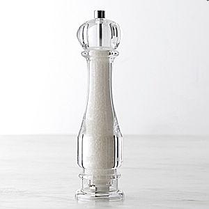 Williams Sonoma Traditional Acrylic Salt & Pepper Mill Set