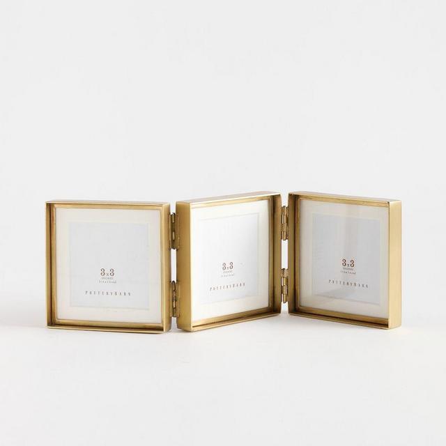 Stowe Foldable Frame, Brass, 3"X3"