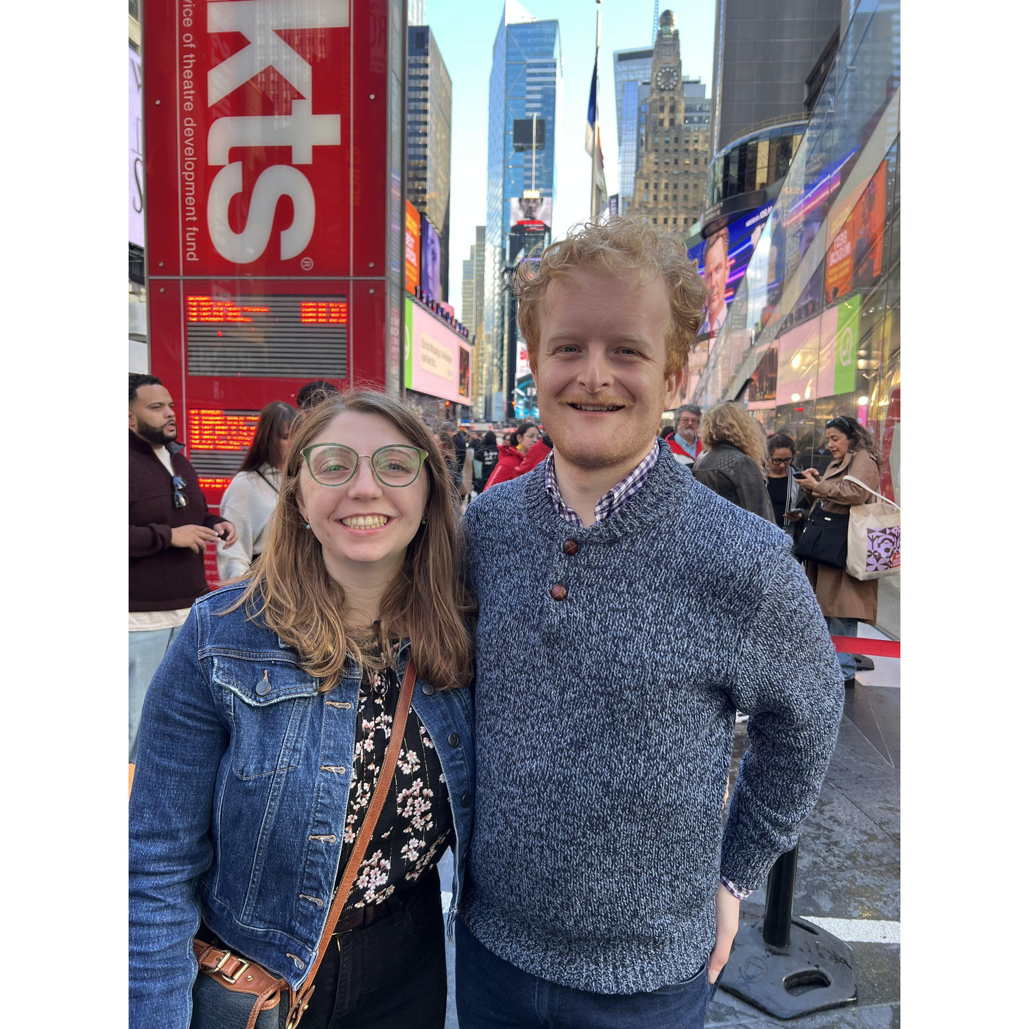 We visited NYC together for the first time. We introduced each other to some of our closest friends that weekend.