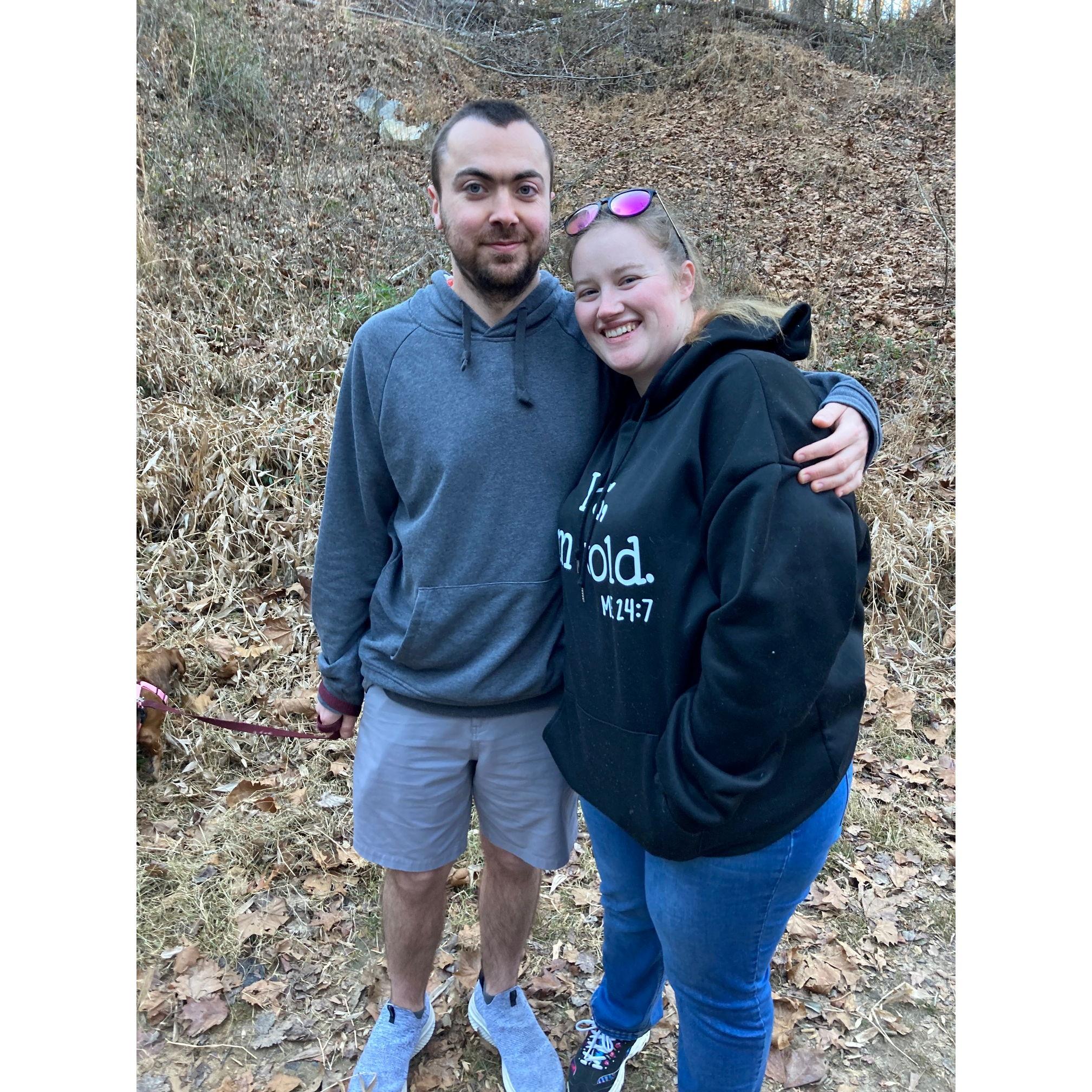 Our first hike. (12/31/23)