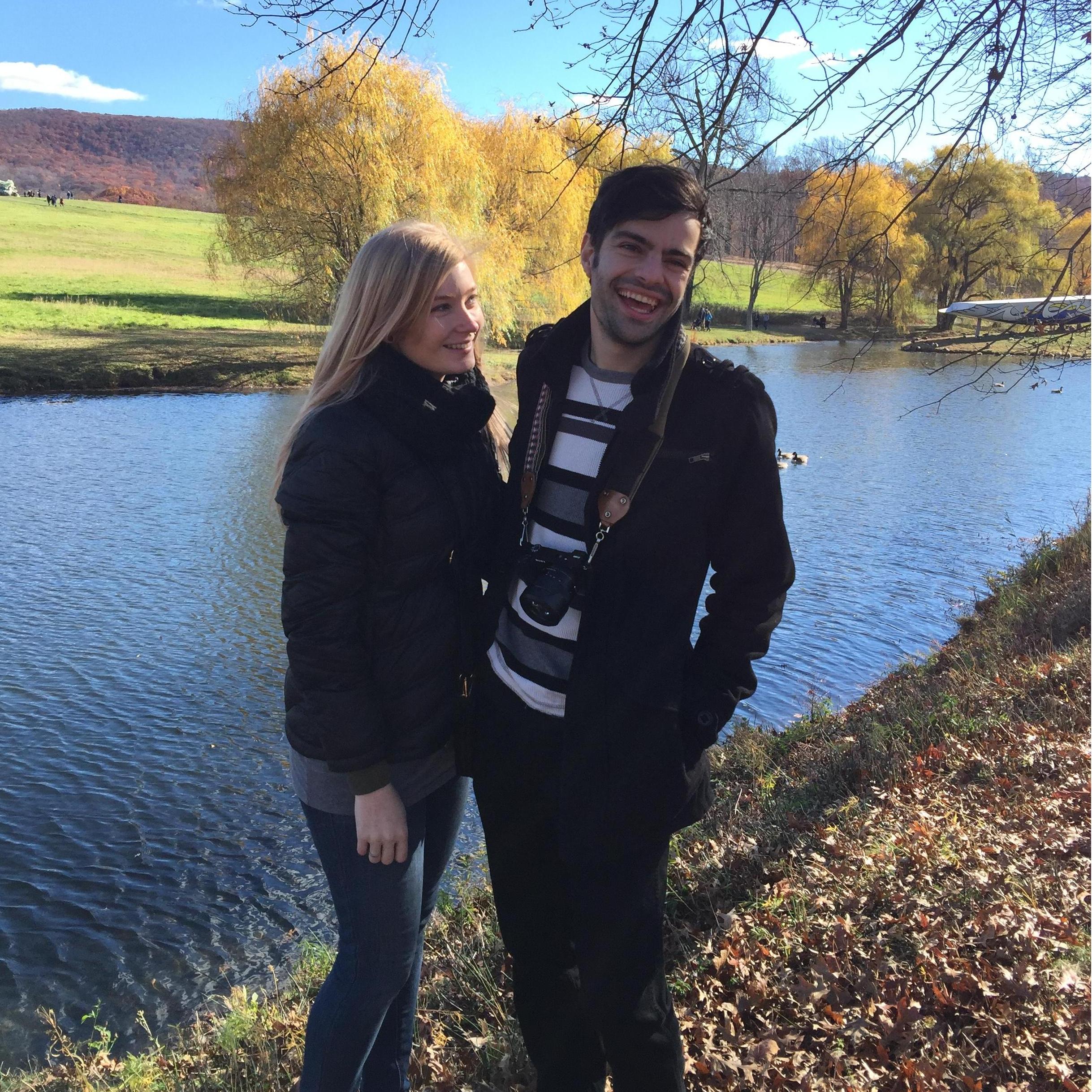 Us visiting Storm King with friends during the fall of 2015.
