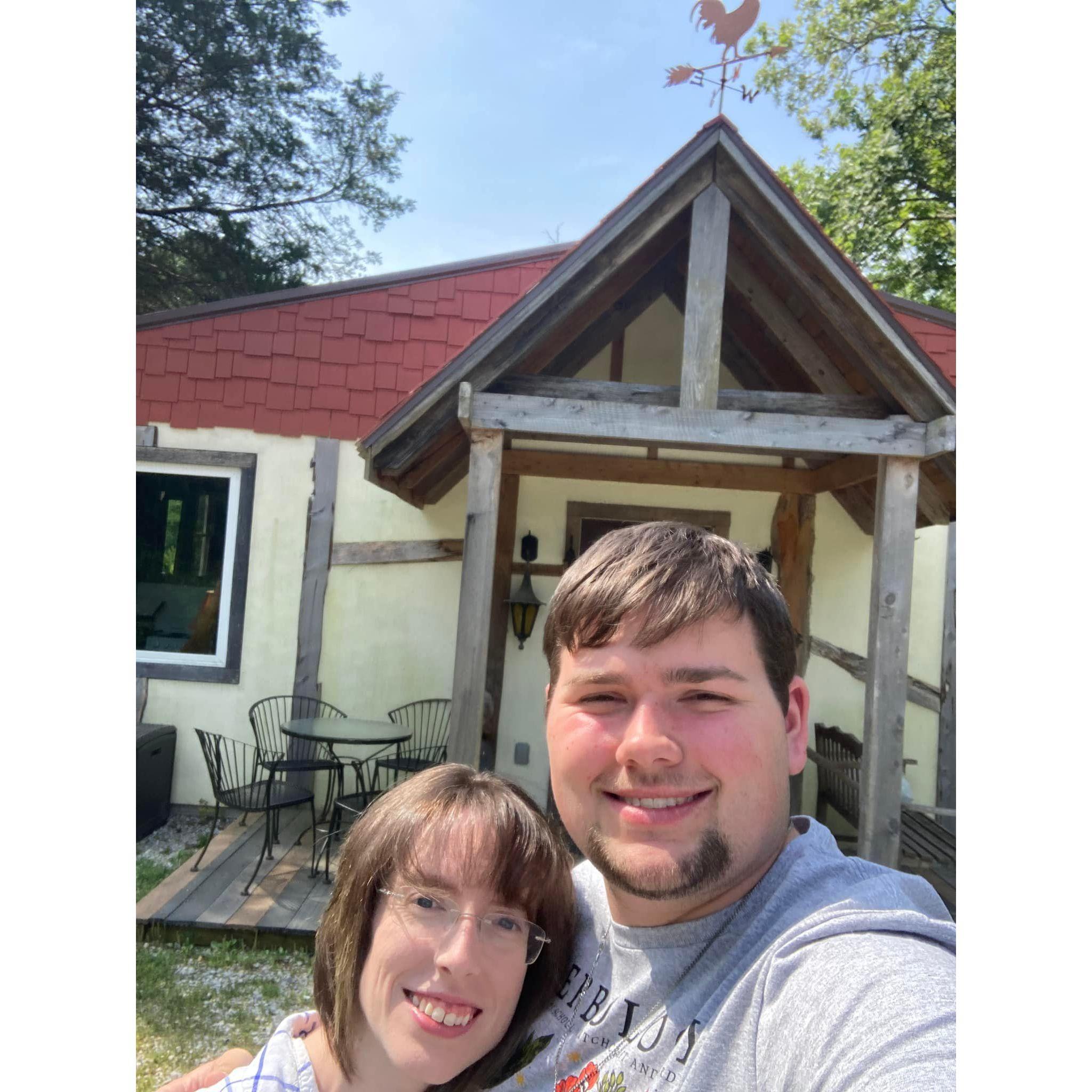 In June, we took a trip to Fablerealm Farms. They had a Harry Potter air bnb. It was amazing!
