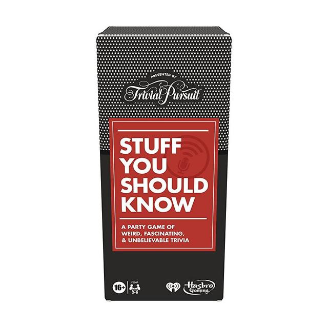 Hasbro Gaming Trivial Pursuit Game: Stuff You Should Know Edition, Trivia Questions Inspired by The Stuff You Should Know Podcast, Game for Ages 16 and Up