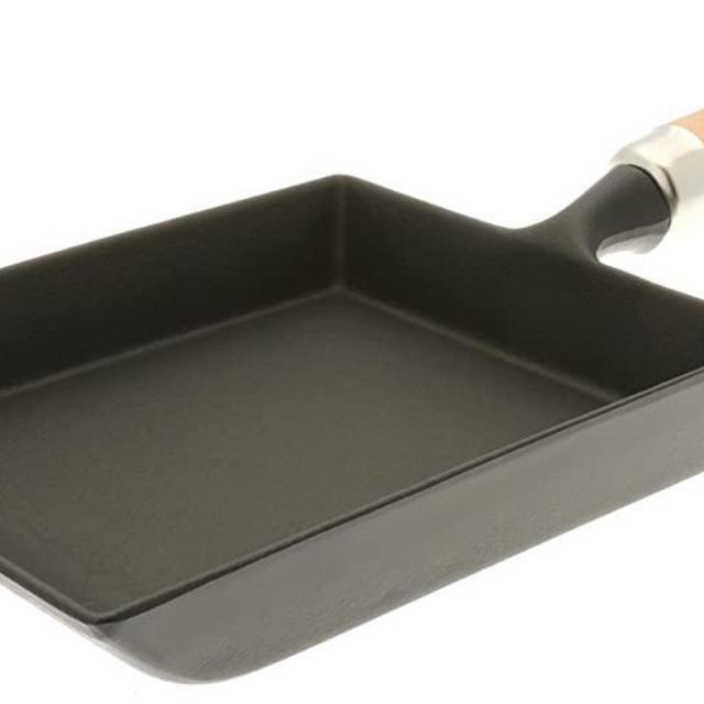 Iwachu Iron Tamagoyaki Omelette Pan, Black
