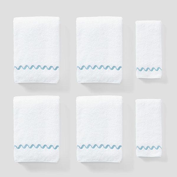 Wave Embroidered Starter Pack (Spa Blue Wave)