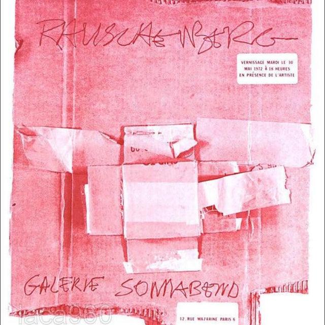 Robert Rauschenberg Cardbirds Vintage Poster Sonnabend Gallery - France