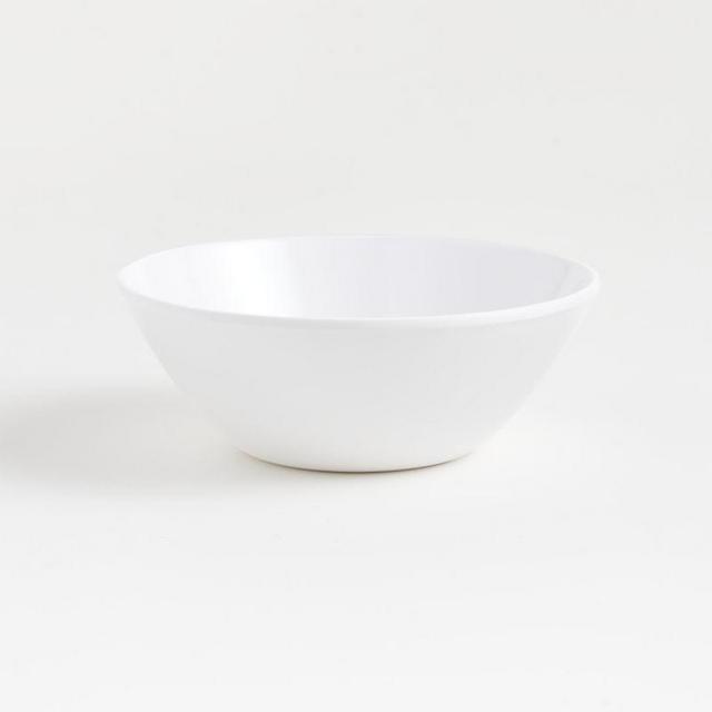 Lunea White 6.25" Outdoor Melamine Bowl