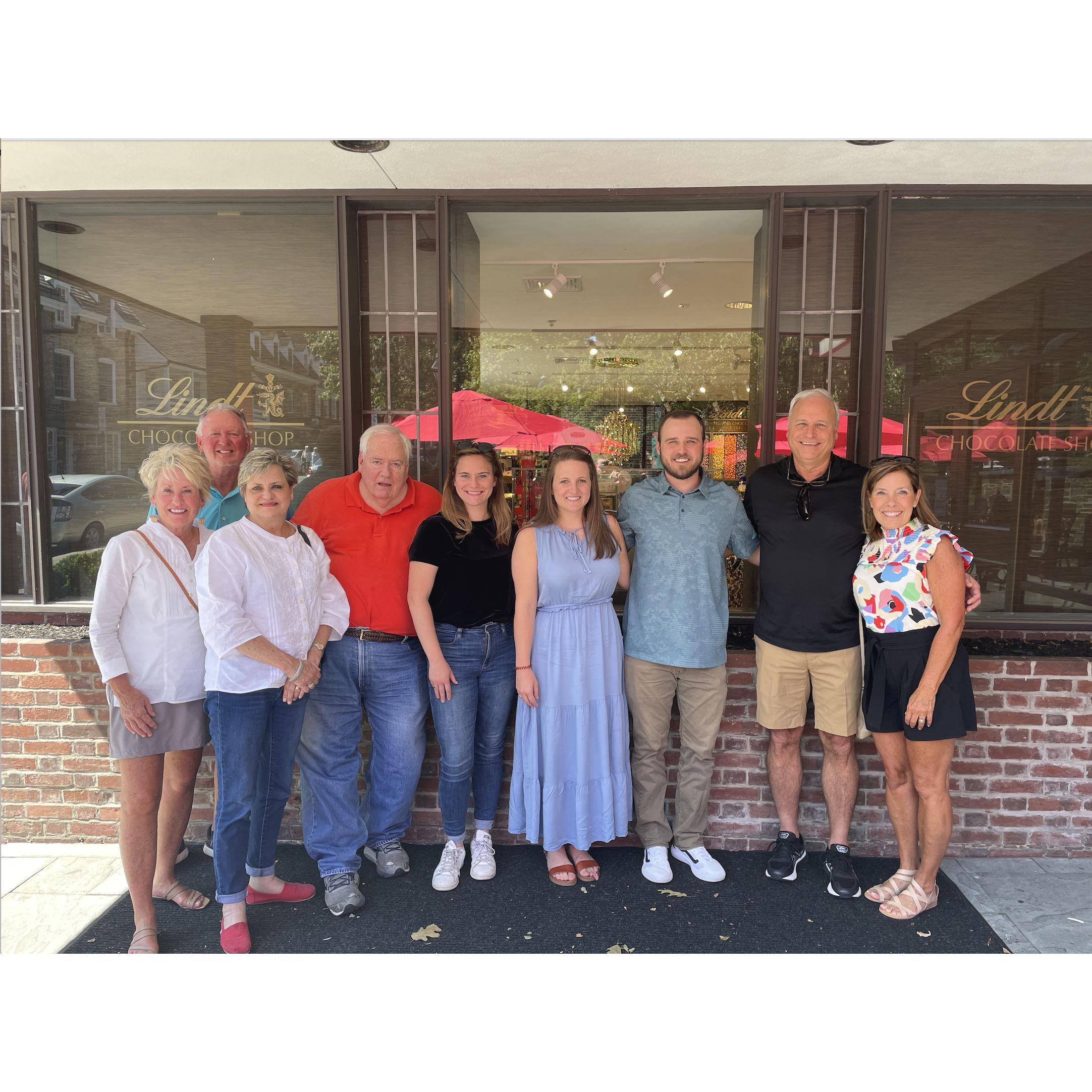 Sarah visiting with family in New Jersey.